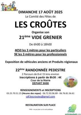 Vide grenier et randonnée: Les Croûtes - 0
