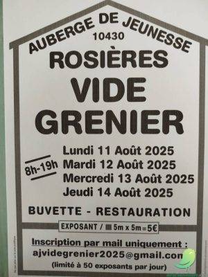 Vide grenier: Rosières - 0