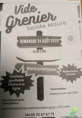 Vide grenier: Sainte Maure - 0