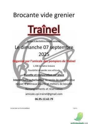 Brocante vide grenier: Trainel - 0