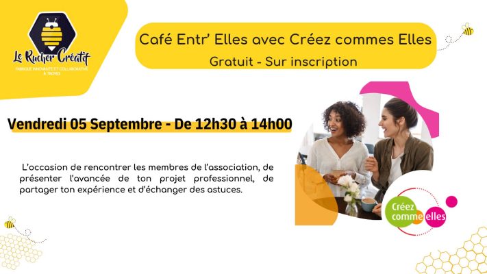 Café Entr&rsquo;Elles avec Créez Comme Elles - 0