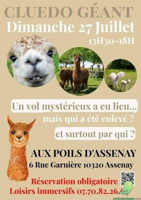 Cluedo Géant Aux Poils d&rsquo;Assenay - 0