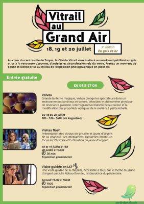 Vitrail au Grand Air : osez le vitrail et lâchez prise ! - 1