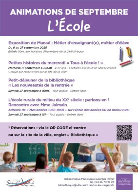 Petites histoires du mercredi « Tous à l’école ! » - 0