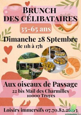 ANNULÉ! Brunch des célibataires « Aux Oiseaux de Passage » - 0