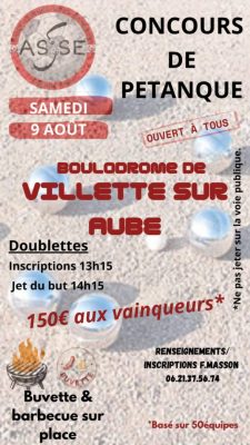 Concours de pétanque - 0
