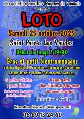 COMPLET! Loto: Saint Parres les Vaudes - 0