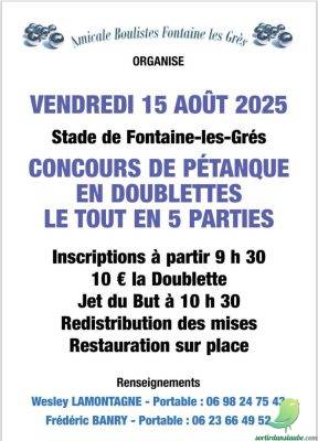Concours de pétanque - 0