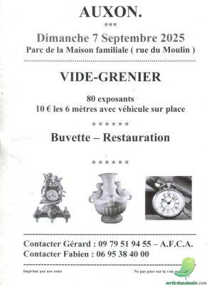 Vide grenier: Auxon - 0