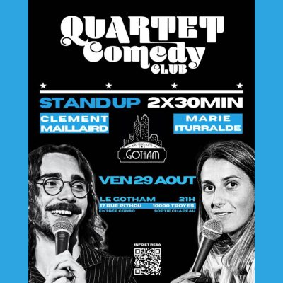 Soirée Stand-up – Quartet Comedy Club au Gotham - 0