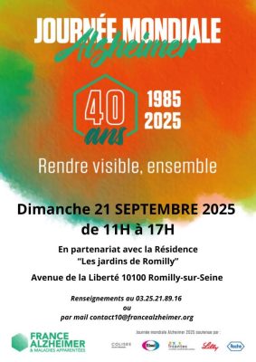 Journée mondiale France Alzheimer Aube - 1