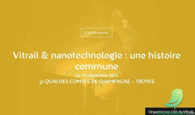 Conférence: Vitrail & nanotechnologie : une histoire commune - 0