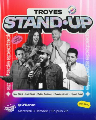 Carton Comedy Club : Lisa Mapola, Rabah Benachour, Romain Albrecht, Manu Bibard, Vincent Barat - 0