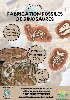 Atelier fabrication fossiles de Dinosaures - 0
