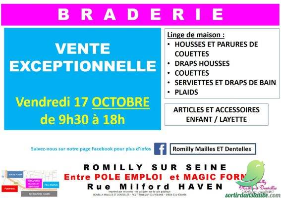 Braderie Romilly Mailles et Dentelles - 0