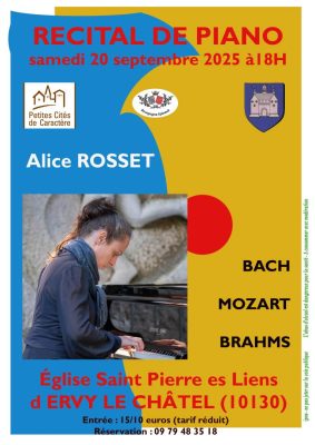 RECITAL DE PIANO  Alice ROSSET - 0