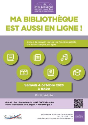 MA BIBLIOTHÈQUE EST AUSSI EN LIGNE - 0