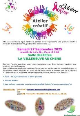 Atelier créatif Octobre Rose - 0