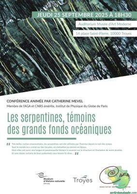 Conférence « LES SERPENTINES : UN TEMOIN DES FONDS OCEANIQUES ANCIENS » - 0