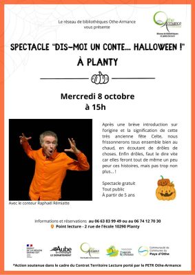 Spectacle conté « Dis-moi un conte… Halloween ! «  - 0
