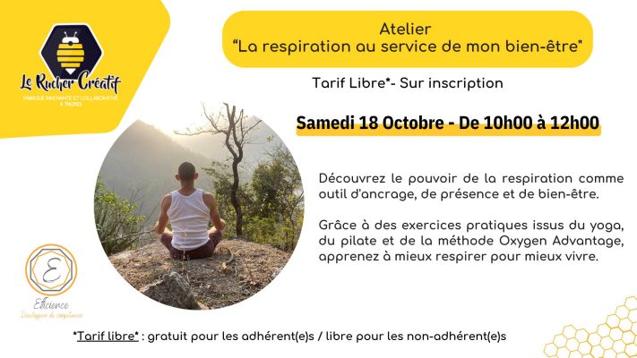 Atelier « la respiration au service de mon bien-être » - 0