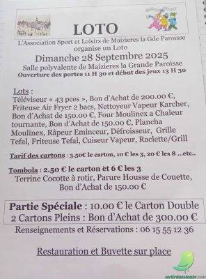 Loto: Maizières la Grande Paroisse - 0