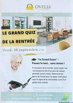Le grand quiz de la rentrée - 0