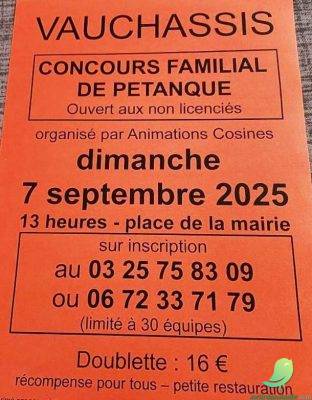 Concours familial de pétanque - 0