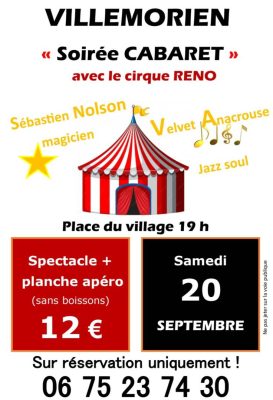 Soirée Cabaret à Villemorien - 0