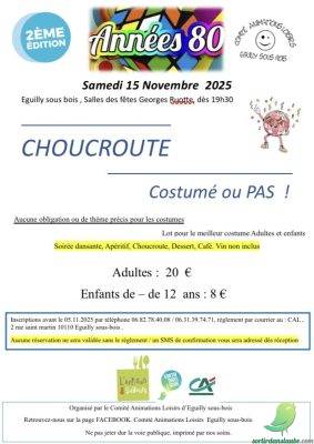 Soirée choucroute / années 80 - 0