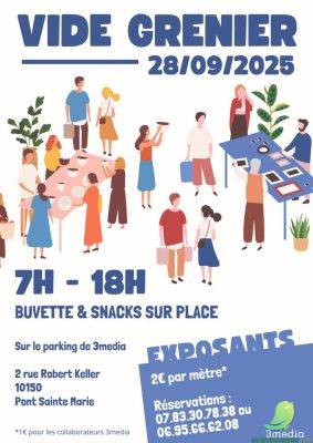 Vide grenier: Pont Sainte Marie - 0