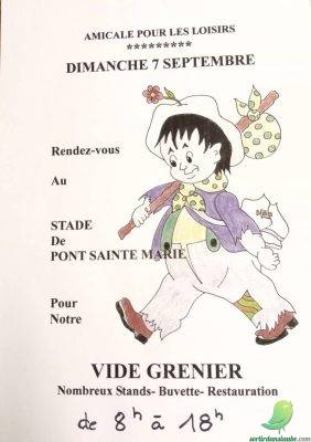 Vide grenier: Pont Sainte Marie - 0