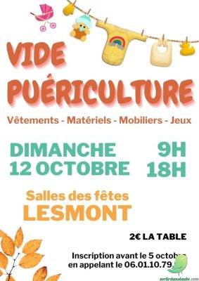 Vide puériculture: Lesmont - 0