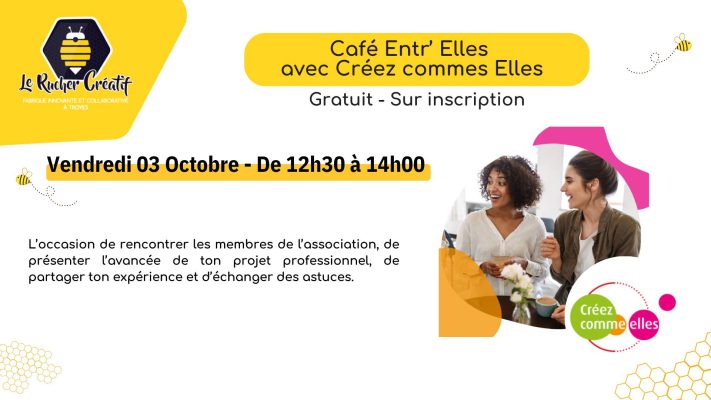 Café Entr&rsquo;Elles avec Créez Comme Elles - 0