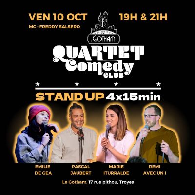 Spectacle de Stand-up avec le Quartet Comedy Club - 0