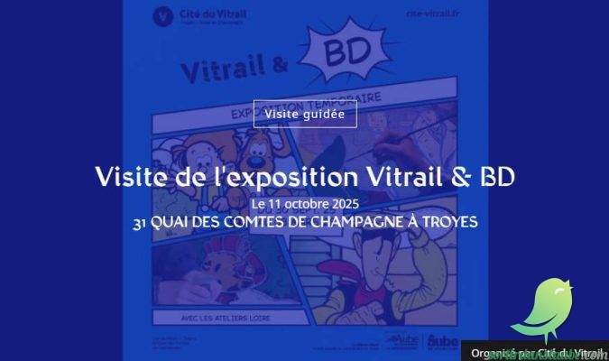Visite de l&rsquo;exposition Vitrail & BD - 0