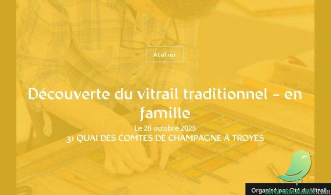 Découverte du vitrail traditionnel – en famille - 0