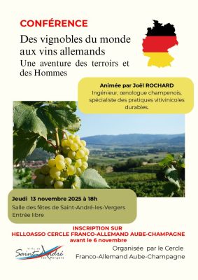 Conférence “Des vignobles du monde aux vins allemands” - 0