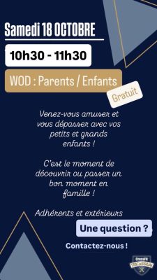 WOD Parents / Enfants - 0