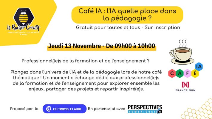 Café IA : l&rsquo;IA quelle place dans la pédagogie ? - 0