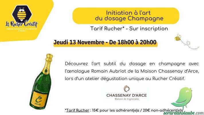REPORTÉE! Initiation à l&rsquo;art du dosage Champagne - 0