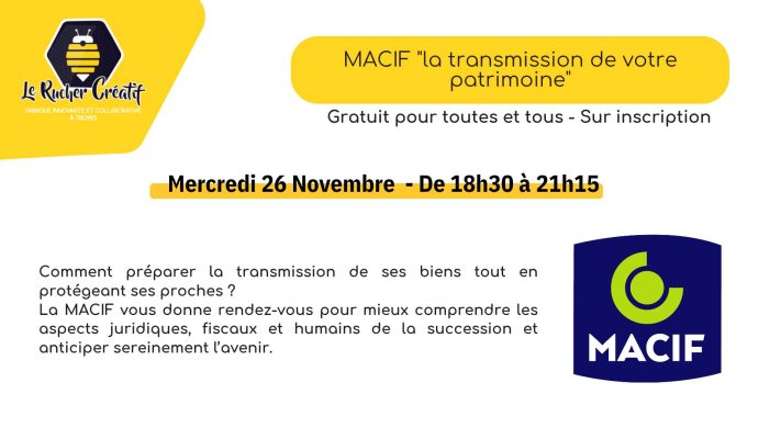 Conférence « La transmission de votre patrimoine » - 0