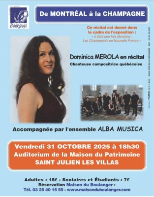 De MONTREAL à la Champagne – Récital Dominica MEROLA - 0