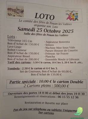 Loto: Pouan les Vallées - 0