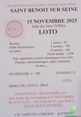 COMPLET! Loto: Saint Benoit sur Seine - 0