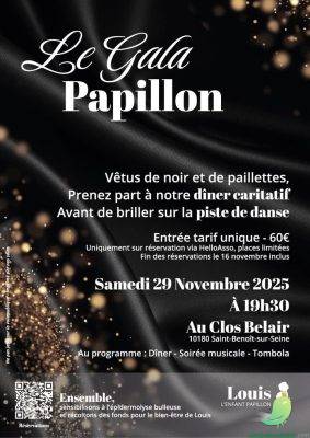 ANNULÉE! La Gala Papillon: dîner caritatif et soirée solidaire - 0