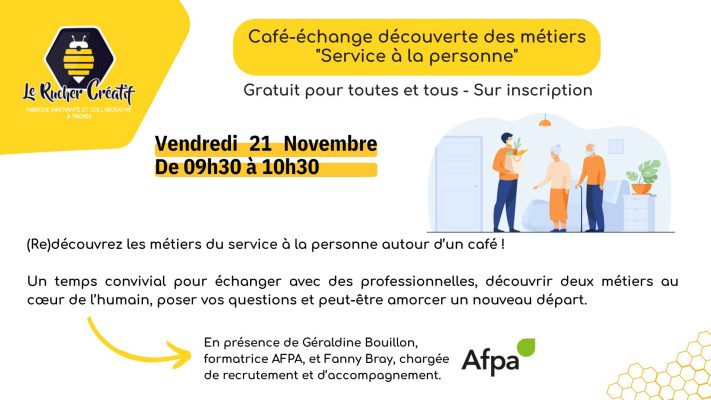 Café-échange découverte des métiers « Service à la personne » - 0