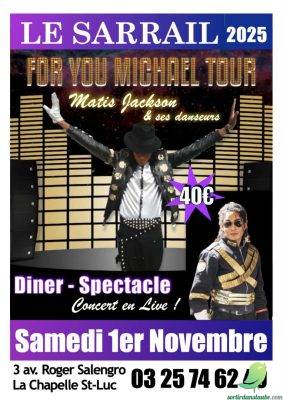 Soirée dîner spectacle avec Matis Jackson et ses 2 danseurs - 0