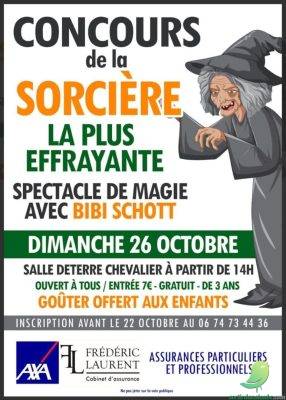Concours de la sorcière la plus effrayante et spectacle de magie - 0