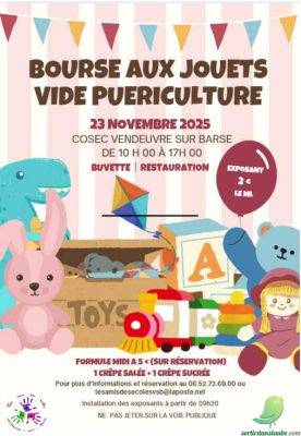 Bourse aux jouets – vide puériculture - 0